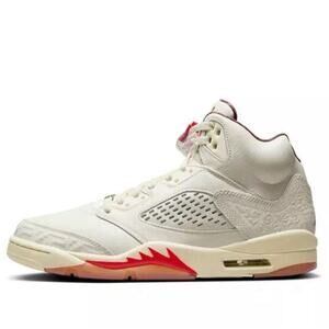 Nike Air Jordan 5 Retro El Grito Sail Dark Pony Coconut Men’s Size 8 HF8833-100
